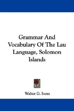 portada grammar and vocabulary of the lau language, solomon islands (in English)
