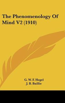portada the phenomenology of mind v2 (1910)