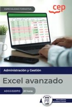 portada (Adgg020Po) Manual Excel Avanzado. Especialidades Formativas