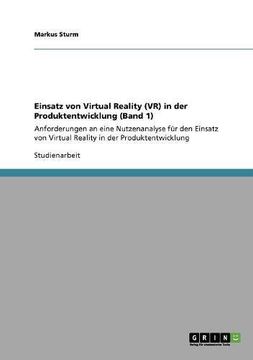 portada Einsatz von Virtual Reality (VR) in der Produktentwicklung (Band 1) (German Edition)