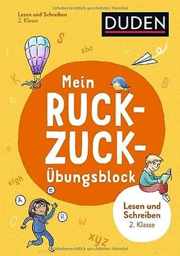 portada Mein Ruckzuck-Übungsblock Lesen und Schreiben 2. Klasse (en Alemán)