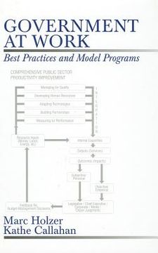 portada government at work: best practices and model programs (en Inglés)