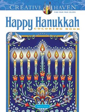 portada Creative Haven Happy Hanukkah Coloring Book (in English)