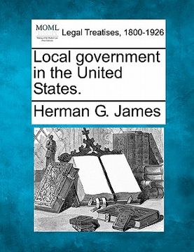 portada local government in the united states. (en Inglés)