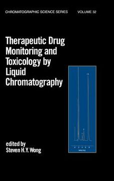 portada therapeutic drug monitoring and toxicology by liquid chromatography (en Inglés)