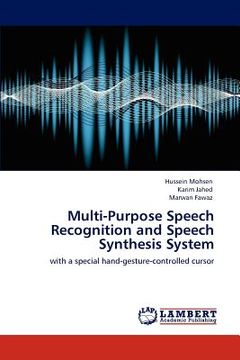 portada multi-purpose speech recognition and speech synthesis system