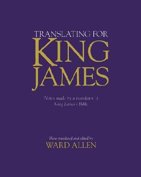 portada translating for king james (en Inglés)