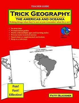 portada Trick Geography: The Americas and Oceania--Teacher Guide: Making things what they're not so you remember what they are!