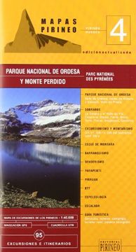 portada guía mapa excursionista del parque nacional de ordesa y monte perdido (in Spanish)