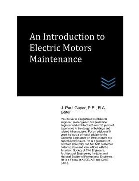 portada An Introduction to Electric Motors Maintenance