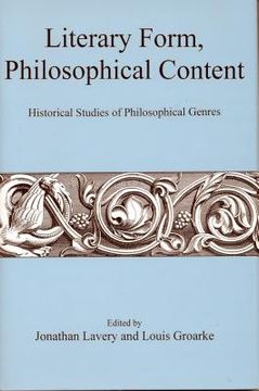 portada Literary Form, Philosophical Content