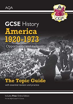 portada New Grade 9-1 Gcse History aqa Topic Guide - America, 1920-1973: Opportunity and Inequality (Cgp Gcse History 9-1 Revision) 