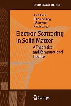 portada electron scattering in solid matter: a theoretical and computational treatise