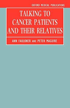 portada Talking to Cancer Patients and Their Relatives (Oxford Medical Publications) (en Inglés)