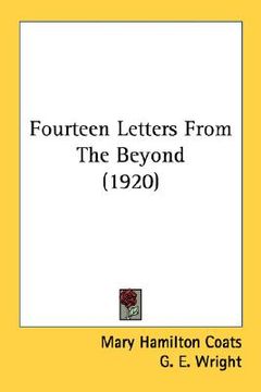 portada fourteen letters from the beyond (1920) (en Inglés)