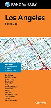 portada Rand Mcnally Folded Map: Los Angeles Street map (en Inglés)
