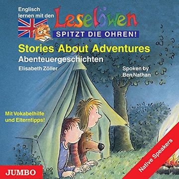 portada Abenteuergeschichten, 1 Audio-Cd, Engl. Version: Mit Vokabelhilfe und Elterntipps!  46 Min.