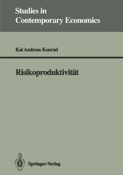 portada Risikoproduktivität (Studies in Contemporary Economics) (German Edition)