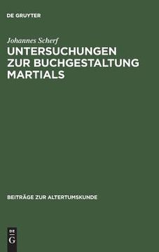 portada Untersuchungen zur Buchgestaltung Martials 