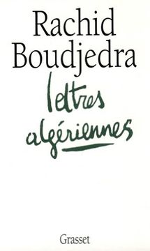 portada Lettres Algériennes (en Francés)