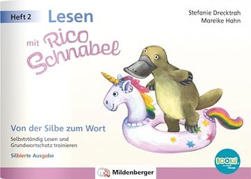 portada Lesen mit Rico Schnabel, Heft 2: Von der Silbe zum Wort - Silbierte Ausgabe, für Bookii