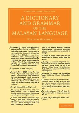 portada A Dictionary and Grammar of the Malayan Language Paperback (Cambridge Library Collection - Perspectives From the Royal Asiatic Society) (en Inglés)