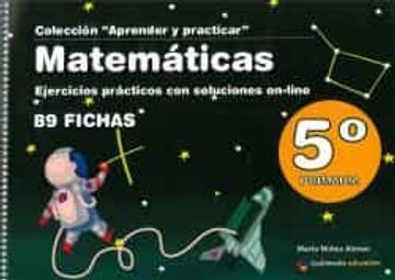 portada Matemáticas - Ejercicios Prácticos con Soluciones Online: 5º Primaria (in Spanish)