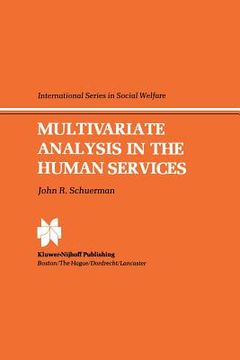 portada Multivariate Analysis in the Human Services (en Inglés)