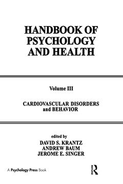 portada Cardiovascular Disorders and Behavior: Handbook of Psychology and Health, Volume 3 (Handbook of Psychology and Health Series)