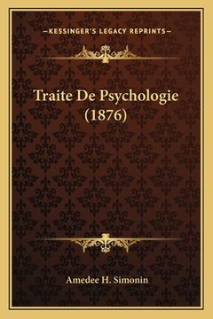 portada Traite De Psychologie (1876) (in French)