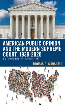 portada American Public Opinion and the Modern Supreme Court, 1930-2020: A Representative Institution