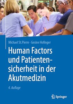 portada Human Factors und Patientensicherheit in der Akutmedizin (en Alemán)