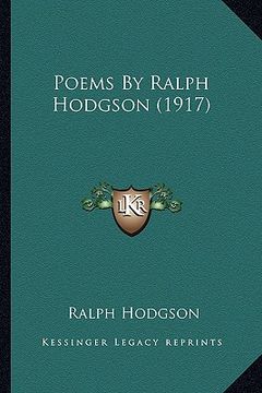 portada poems by ralph hodgson (1917) (en Inglés)
