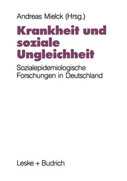 portada Krankheit und soziale Ungleichheit: Ergebnisse der sozialepidemiologischen Forschung in Deutschland (German Edition)