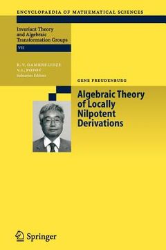 portada algebraic theory of locally nilpotent derivations (en Inglés)
