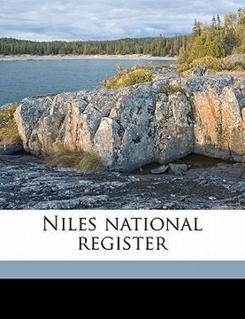 portada niles national registe, volume 35 (en Inglés)