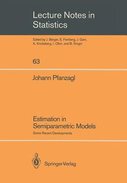 portada estimation in semiparametric models: some recent developments
