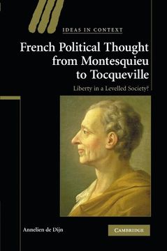 portada French Political Thought From Montesquieu to Tocqueville Paperback (Ideas in Context) (in English)