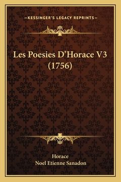 portada Les Poesies D'Horace V3 (1756) (en Francés)