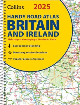 portada 2025 Collins Handy Road Atlas Britain and Ireland: A5 Spiral (in English)