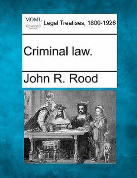 portada criminal law. (in English)