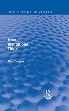 portada How Institutions Think (Routledge Revivals) (in English)