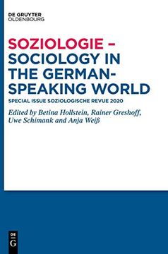 portada Soziologie - Sociology in the German-Speaking World: Special Issue Soziologische Revue 2020 (en Inglés)