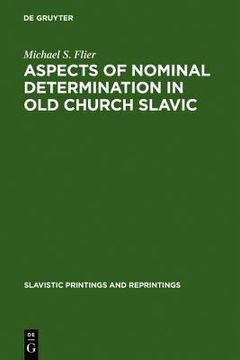 portada aspects of nominal determination in old church slavic (en Inglés)