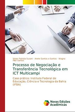 portada Processo de Negociação e Transferência Tecnológica em ict Multicampi
