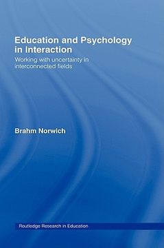 portada education and psychology in interaction: working with uncertainty in interconnected fields (en Inglés)