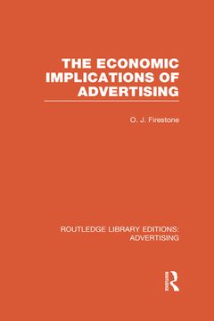 portada the economic implications of advertising (rle advertising)