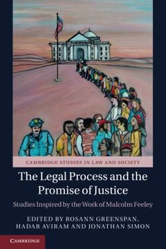portada The Legal Process and the Promise of Justice (Cambridge Studies in law and Society) (en Inglés)