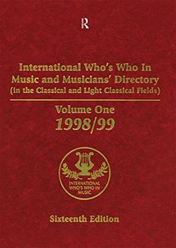 portada International Who's who in Music and Musician's Directory: Classical and Light Classical Music