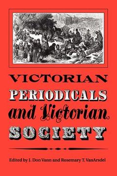 portada victorian periodicals and victorian society (en Inglés)